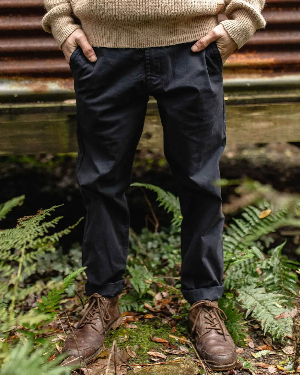 Floris van Bommel Pants|Best Sellers>365 Organic Cotton Pants Faded Black