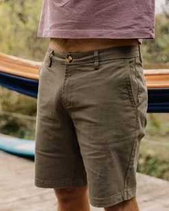 Floris van Bommel Shorts|Best Sellers>365 Organic Cotton Short Dusty Olive