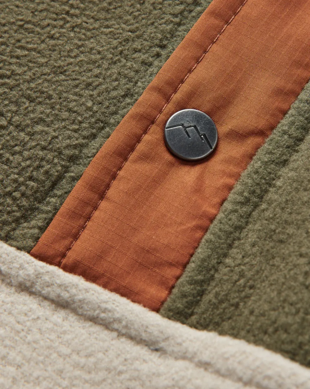 Passenger Fleece|Fleece>Adrift Recycled Polar Fleece Khaki/Oatmeal