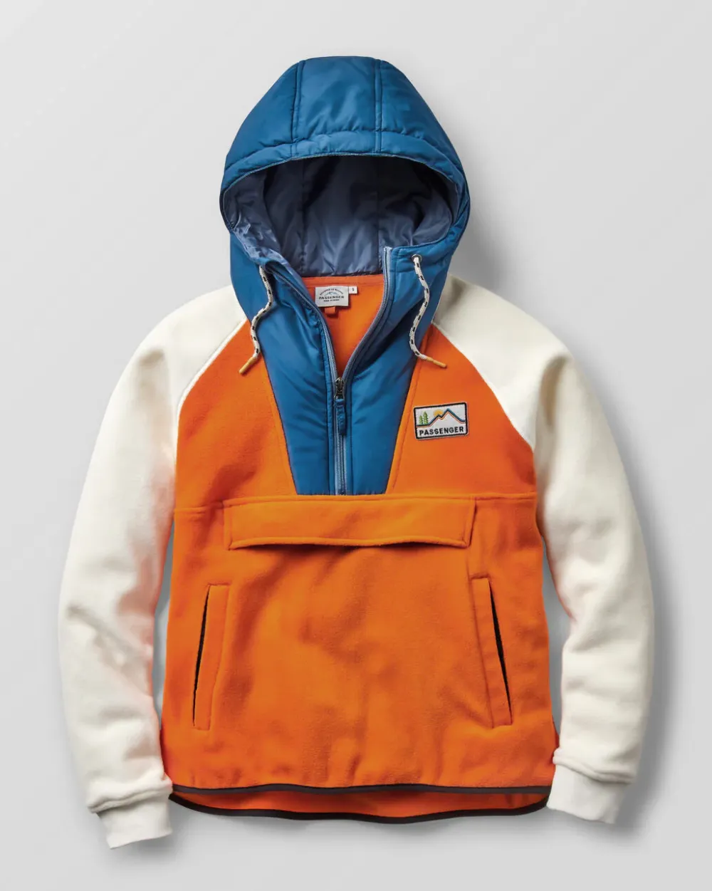 Passenger Winter Road Trip Essentials|Best Sellers>Alexander Recycled Polar Hooded Fleece Sunrise Orange