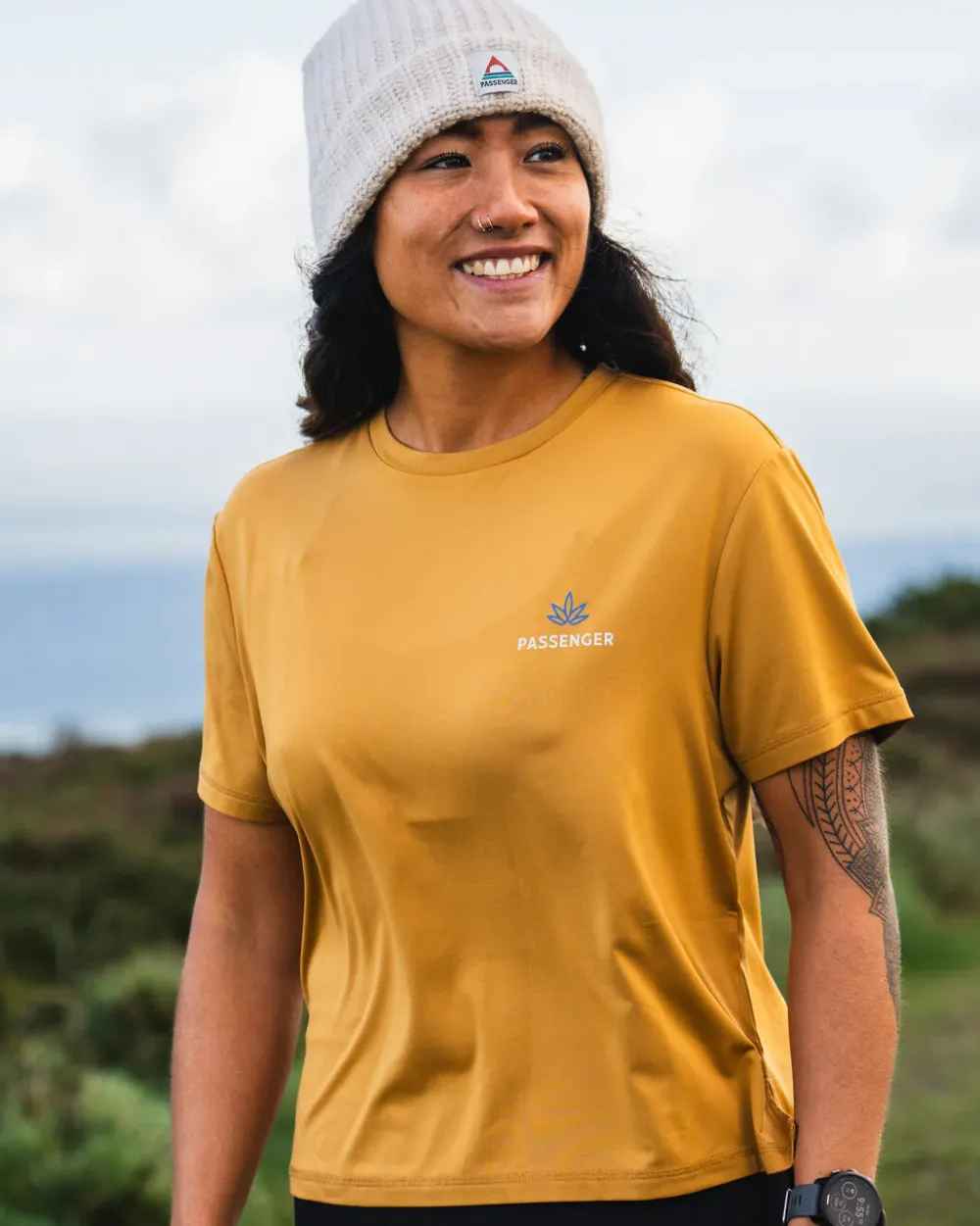 Passenger Tops & T-Shirts|Activewear>Align Active Recycled T-Shirt Dusty Ochre