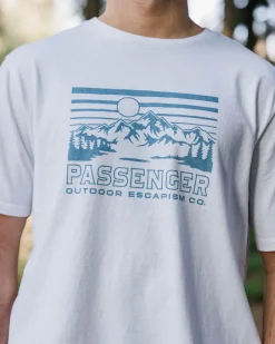 Passenger T-Shirts & Tank Tops>Alp Recycled Cotton T-Shirt White