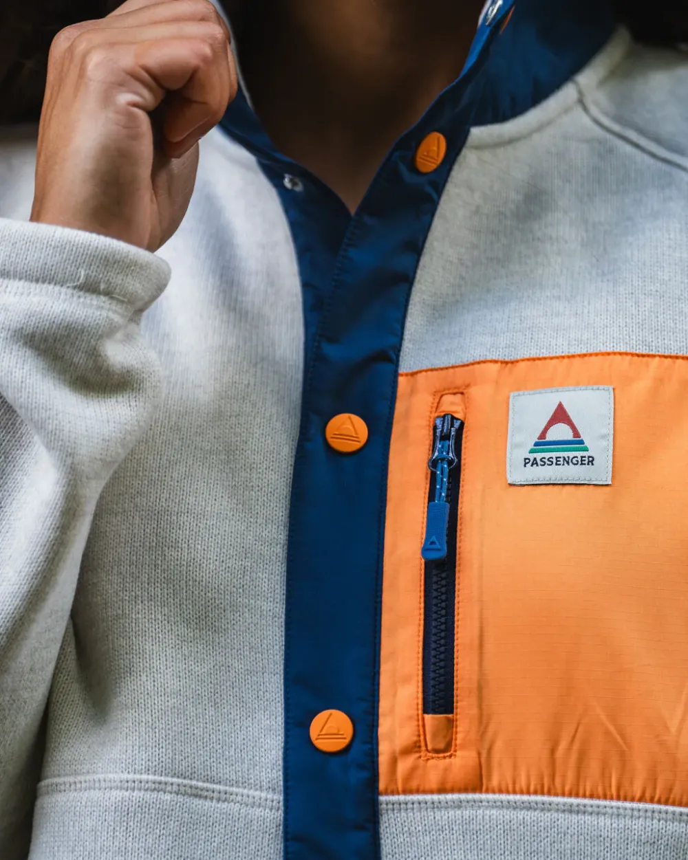 Passenger Fleece|Fleece>Amber Recycled Polartec® Fleece Vintage White