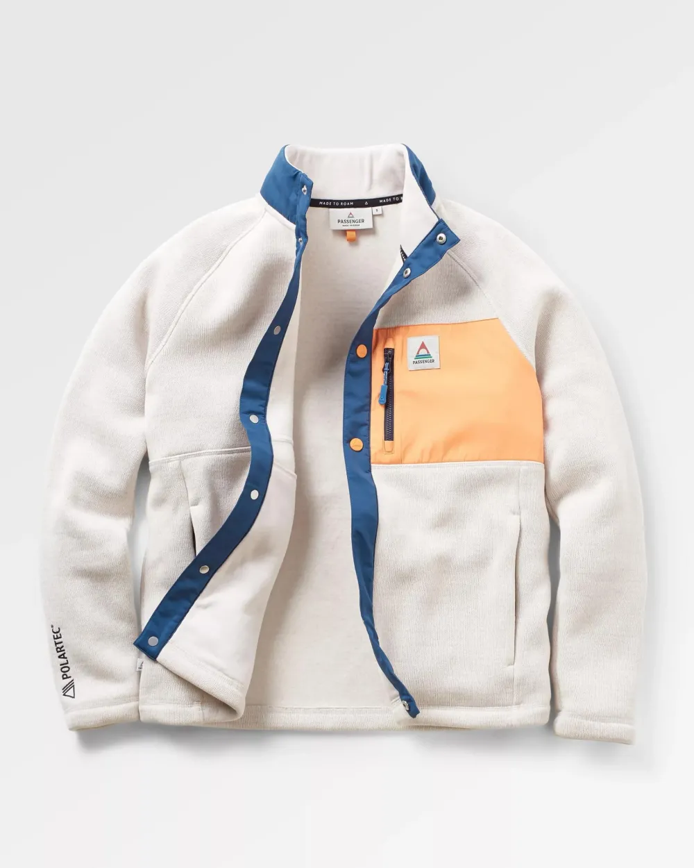 Passenger Fleece|Fleece>Amber Recycled Polartec® Fleece Vintage White