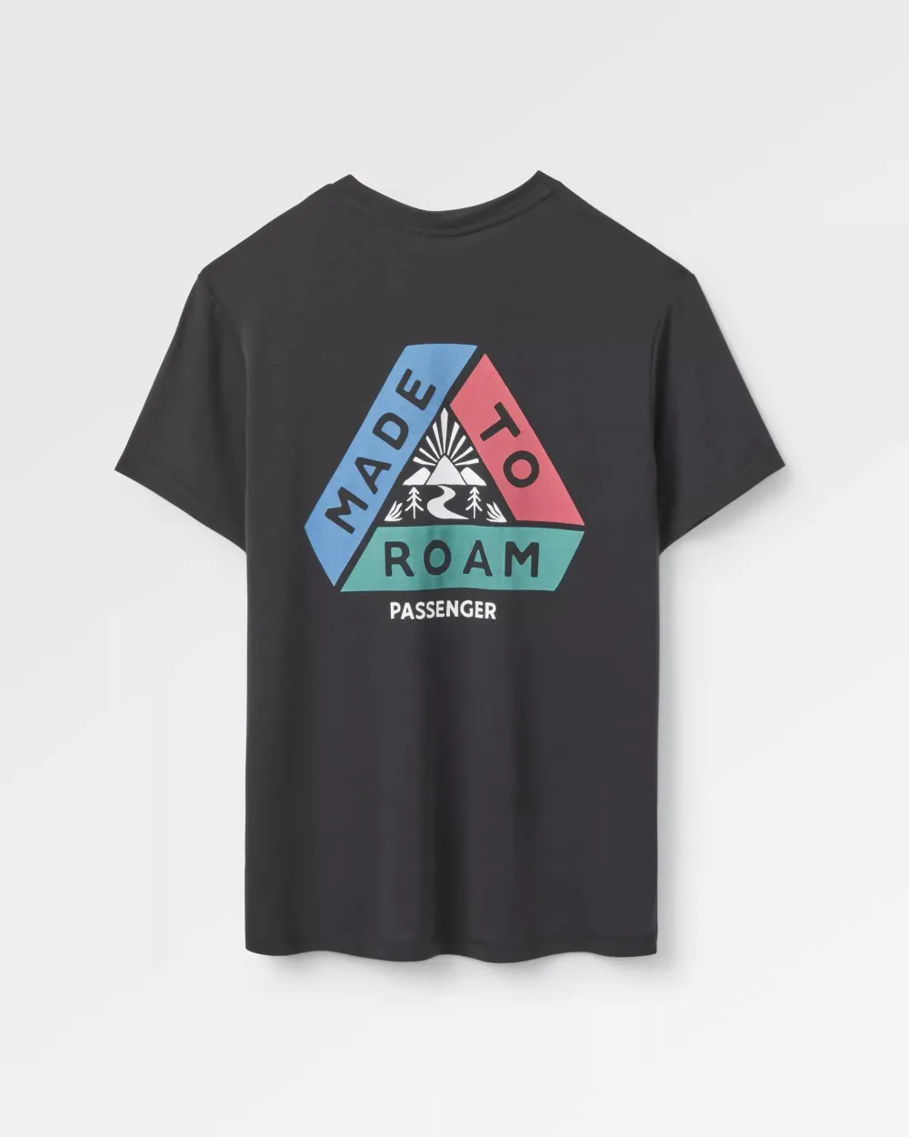 Passenger Tops & T-Shirts|Activewear>Aurora Recycled Active T-Shirt Black