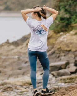 Passenger Tops & T-Shirts|Activewear>Aurora Recycled Active T-Shirt White