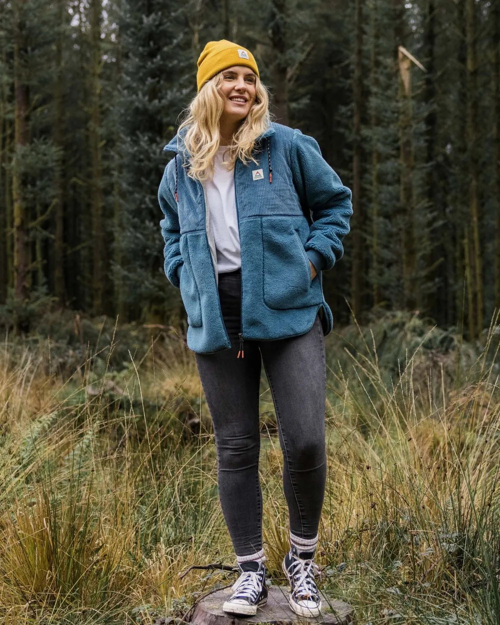 Passenger Fleece|Fleece>Awaken Recycled Deep-Pile Sherpa Fleece Washed Blue