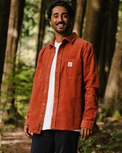Passenger Shirts|Men's Outlet>Backcountry Cord Shirt Baked Clay