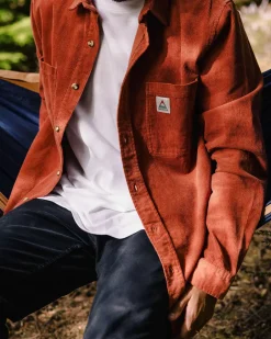 Passenger Shirts|Men's Outlet>Backcountry Cord Shirt Baked Clay