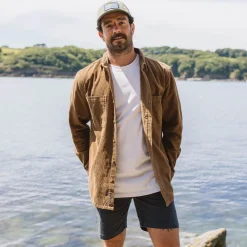 Passenger Shirts|Men's Outlet>Backcountry Cord Shirt Coconut