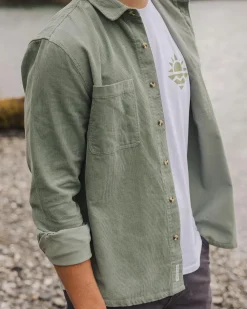 Passenger Shirts|Best Sellers>Backcountry Cord Shirt Pistachio