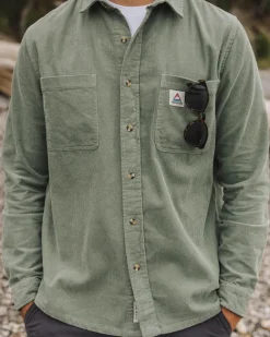 Passenger Shirts|Best Sellers>Backcountry Cord Shirt Pistachio