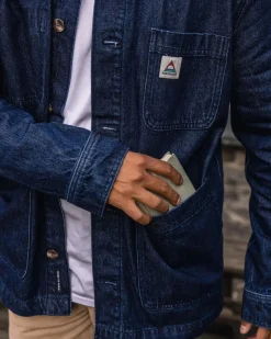 Passenger Shirts|Overshirts>Balsa Organic Denim Overshirt Denim Blue
