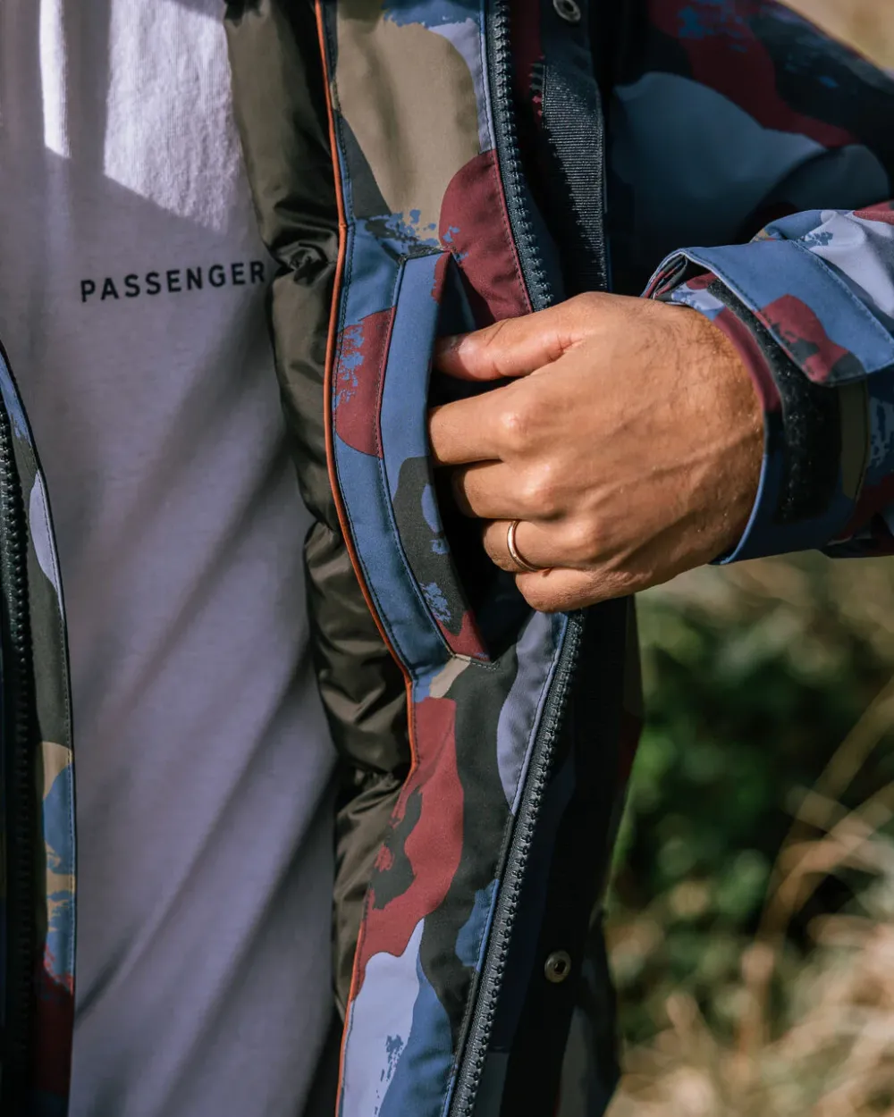 Passenger Men's Outlet|Men's>Baltic Recycled 2.0 Jacket Sycamore Pattern