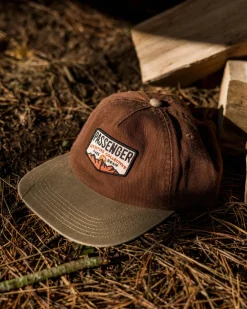 Passenger Accessories|Caps & Hats>Barrel Recycled Low Profile Cap Chestnut