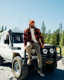 Passenger Shirts|Winter Road Trip Essentials>Barren Heavyweight Overshirt Wine