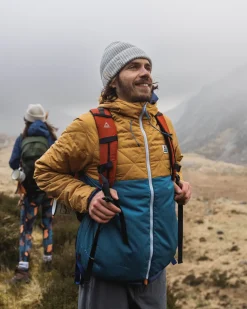 Passenger Water Resistant|Insulated>Base Recycled Thermore® Insulated Jacket Dusty Ochre/ Corsair Blue