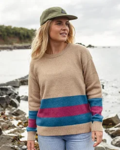 Passenger Knitwear|Women's Outlet>Bay Recycled Knitted Jumper Sand