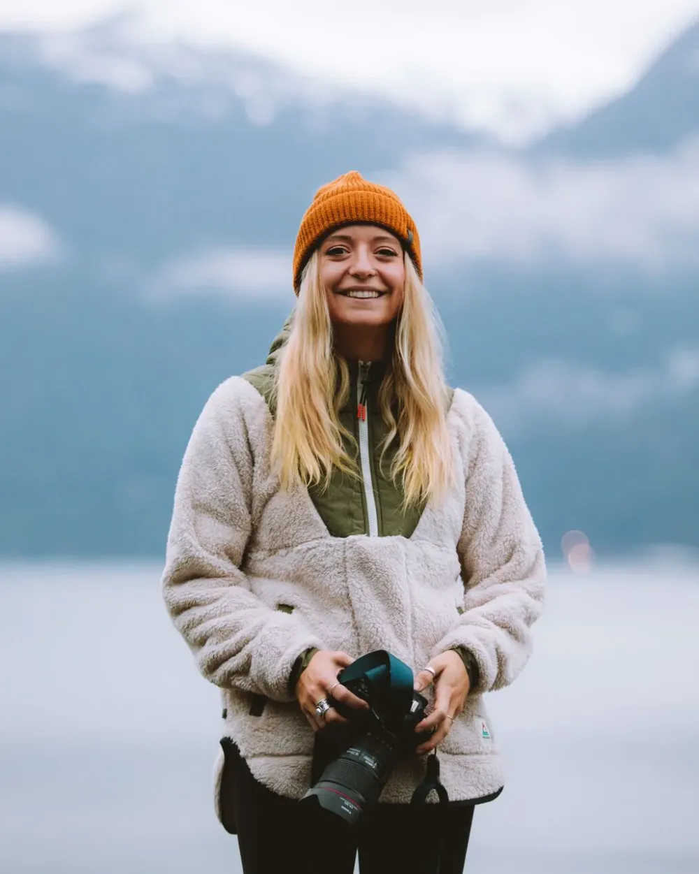 Passenger Fleece|Fleece>Beaumont Recycled Sherpa Hooded Fleece Warm Ivory