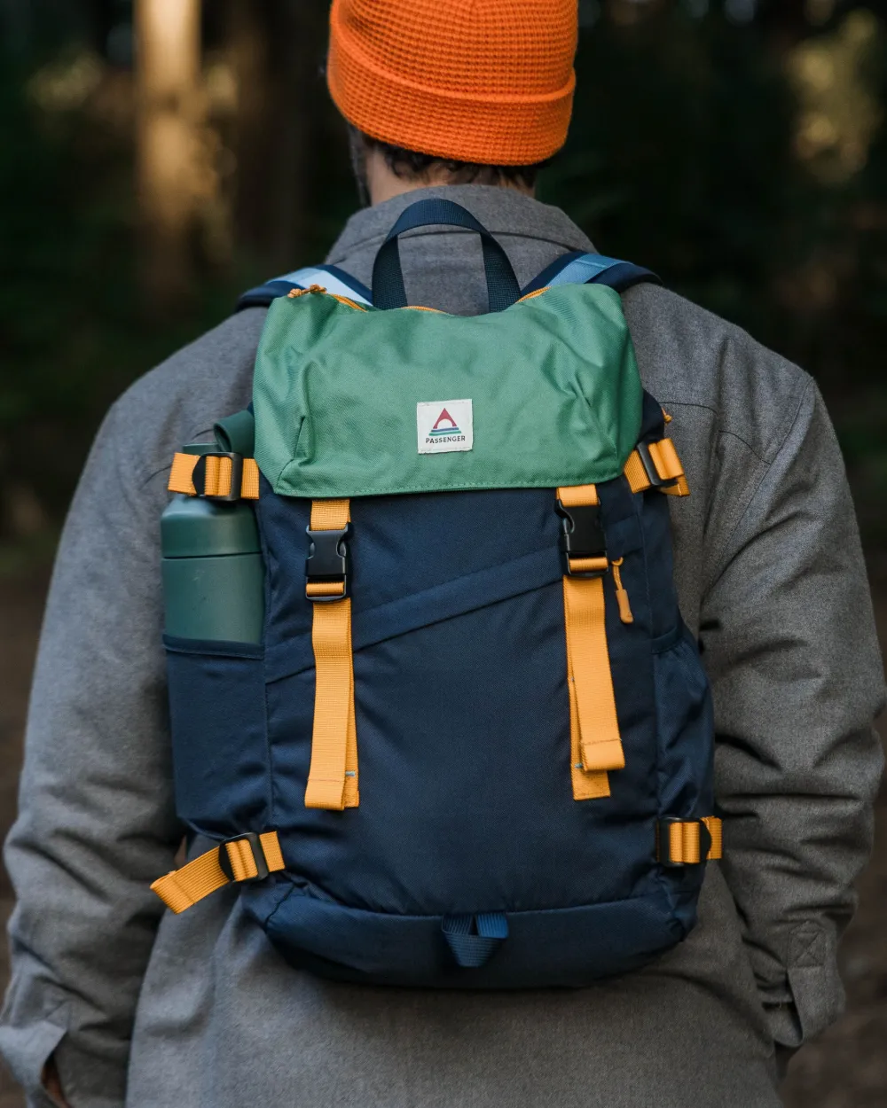 Floris van Bommel Accessories|Backpacks & Bags>Boondocker Recycled 26L Backpack Navy/ Laurel Green