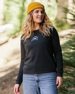 Passenger Hoodies & Sweatshirts>Breathe Recycled Cotton Sweatshirt Black