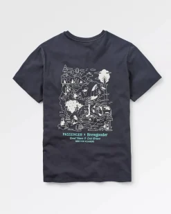 Passenger T-Shirts & Tank Tops|Best Sellers>Brews Views T-Shirt X Brewgooder Black