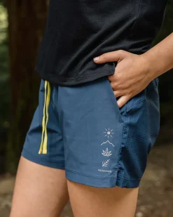 Passenger Shorts|Activewear>Byway Active Recycled Short Dark Denim