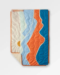 Floris van Bommel Blankets|Outdoor Living>Cabin Recycled Sherpa Blanket Cornflower