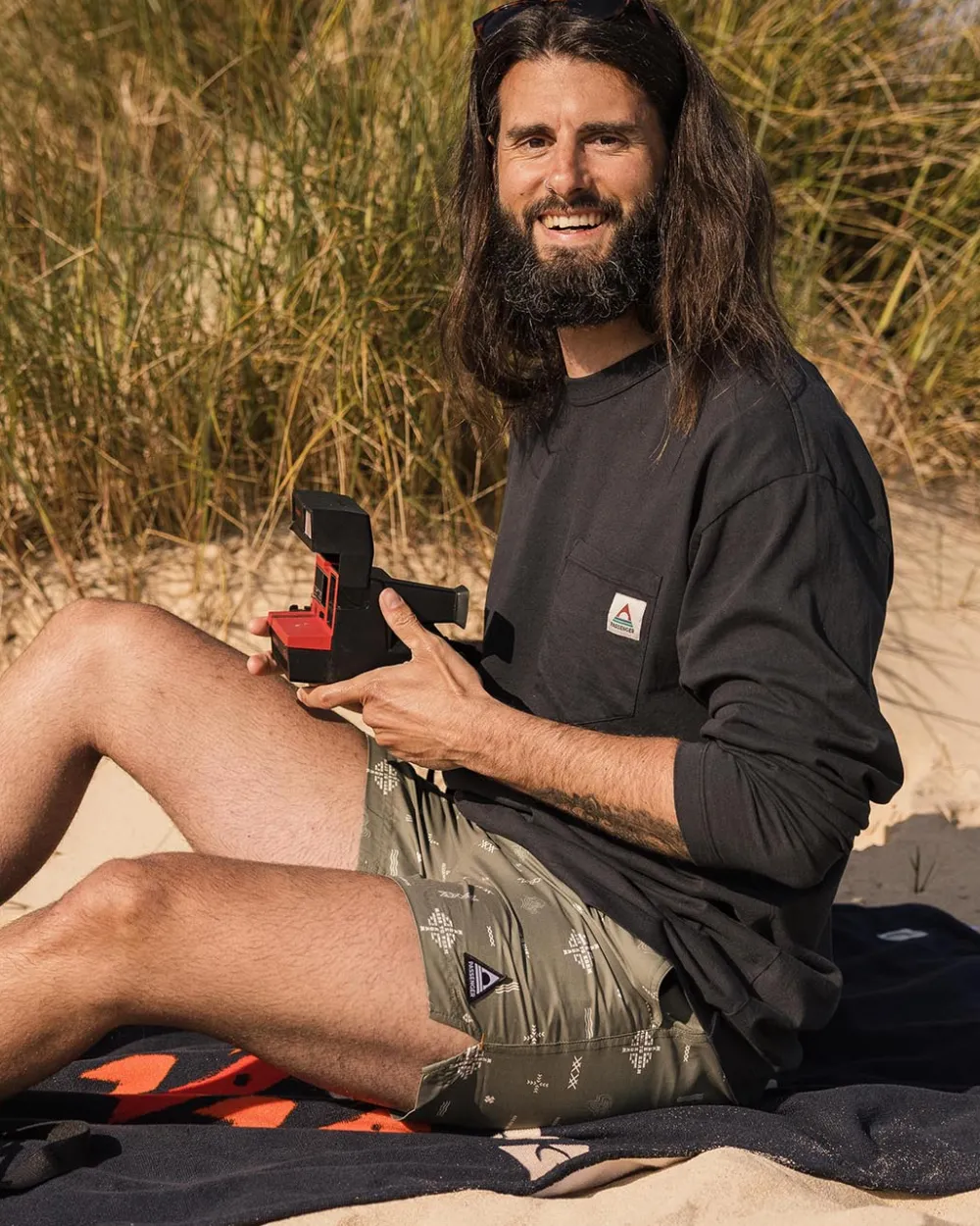 Floris van Bommel Shorts|Men's Outlet>Cali Recycled Swim Short Olive Made To Roam