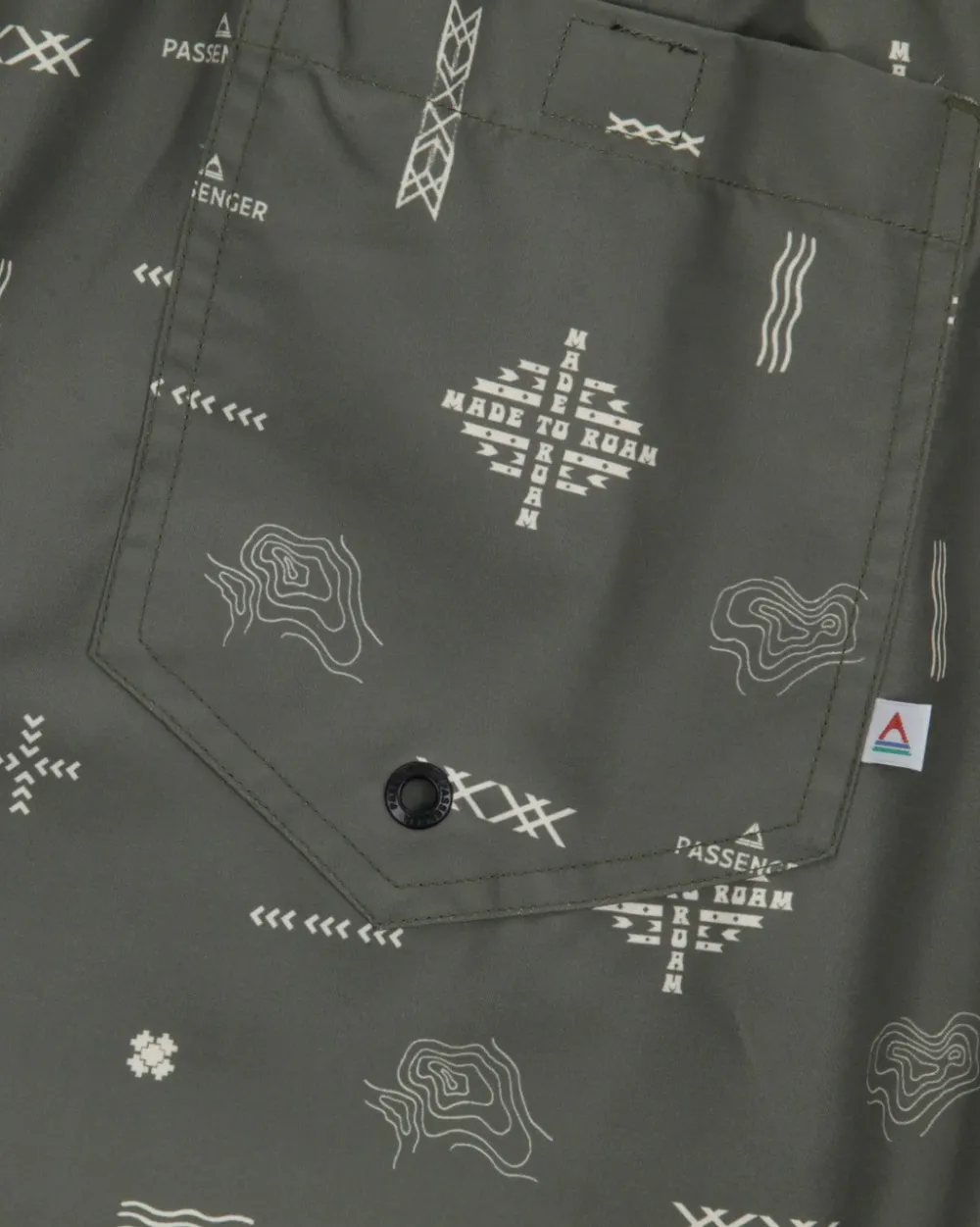 Floris van Bommel Shorts|Men's Outlet>Cali Recycled Swim Short Olive Made To Roam