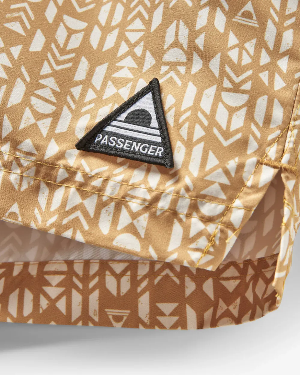 Floris van Bommel Shorts|Men's Outlet>Cali Recycled Swim Short Mustard Mini Geo