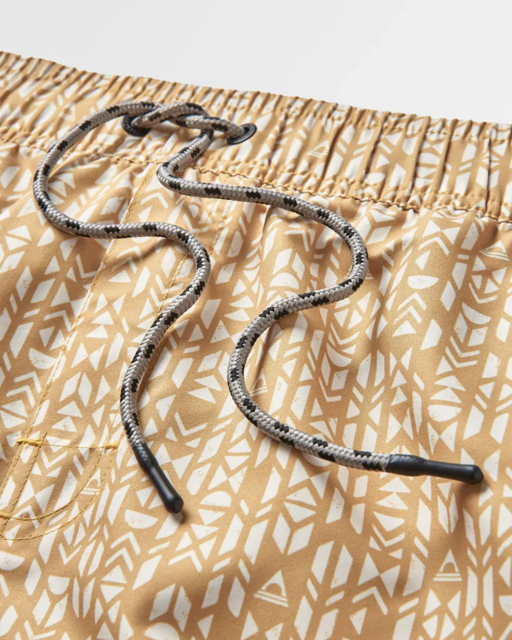 Floris van Bommel Shorts|Men's Outlet>Cali Recycled Swim Short Mustard Mini Geo