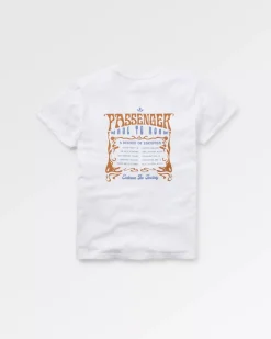 Passenger Tops & T-Shirts|Women's Outlet>Canelazo Recycled Cotton T-Shirt White