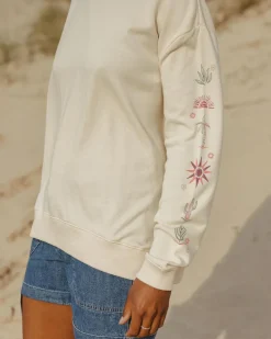 Passenger Hoodies & Sweatshirts|Women's Outlet>Chica Recycled Cotton Oversized Sweatshirt Birch