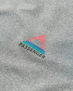 Passenger T-Shirts & Tank Tops|Activewear>Classic Active Recycled Marl LS T-Shirt Grey Marl