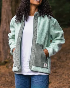 Passenger Fleece|Fleece>Clover Recycled Deep-Pile Sherpa Fleece Surf Spray