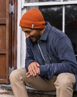 Floris van Bommel Beanies|Beanies>Compass Recycled 2.0 Beanie Rust