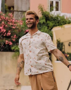 Passenger Shirts|Men's Outlet>Cove Organic Cotton Short Sleeve Shirt Taco Time Birch