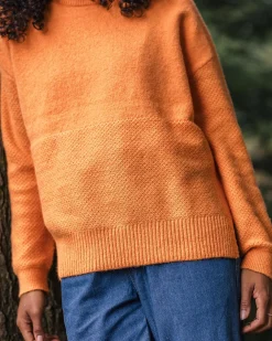 Passenger Knitwear|Women's Outlet>Cove Recycled Knitted Jumper Apricot