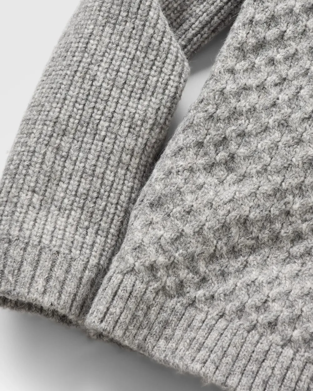 Passenger Knitwear|Women's Outlet>Cozy Cable Recycled Knitted Jumper Grey Marl