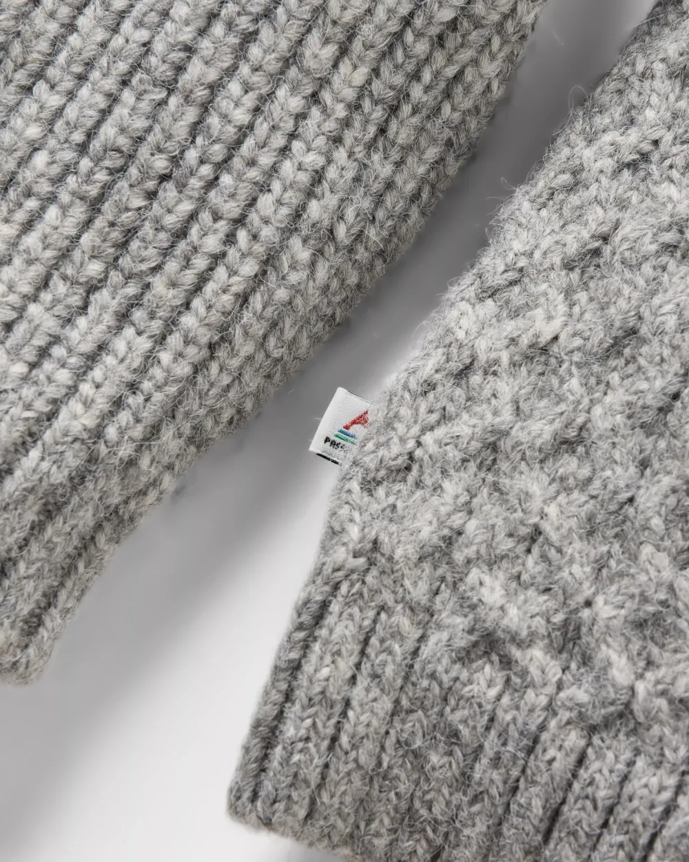 Passenger Knitwear|Women's Outlet>Cozy Cable Recycled Knitted Jumper Grey Marl