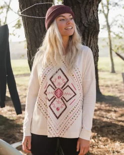 Passenger Tops & T-Shirts|Women's Outlet>Craft Organic Cotton LS T-Shirt Off White