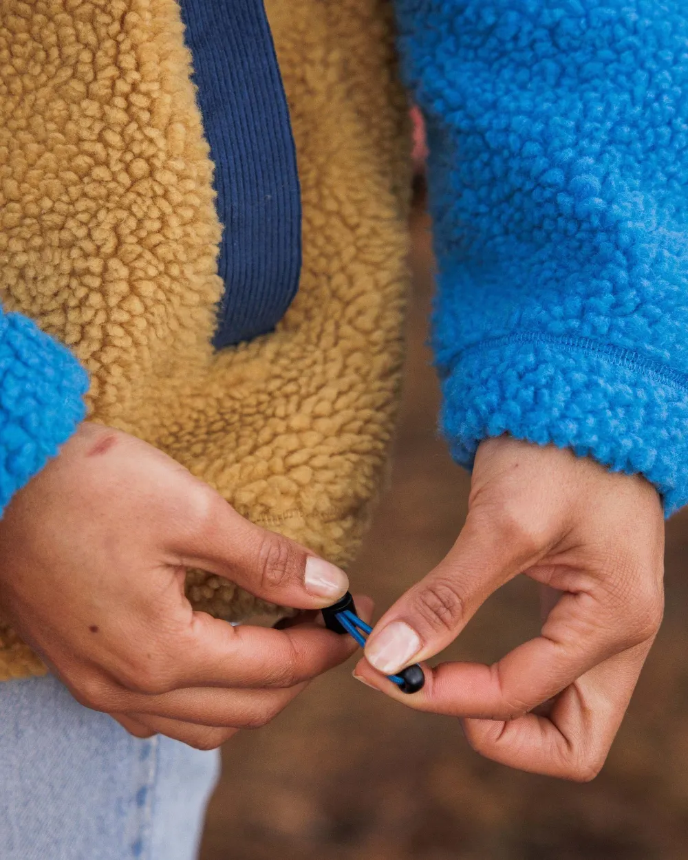 Passenger Fleece|Fleece>Create Recycled Deep-Pile Sherpa Fleece Mustard Gold