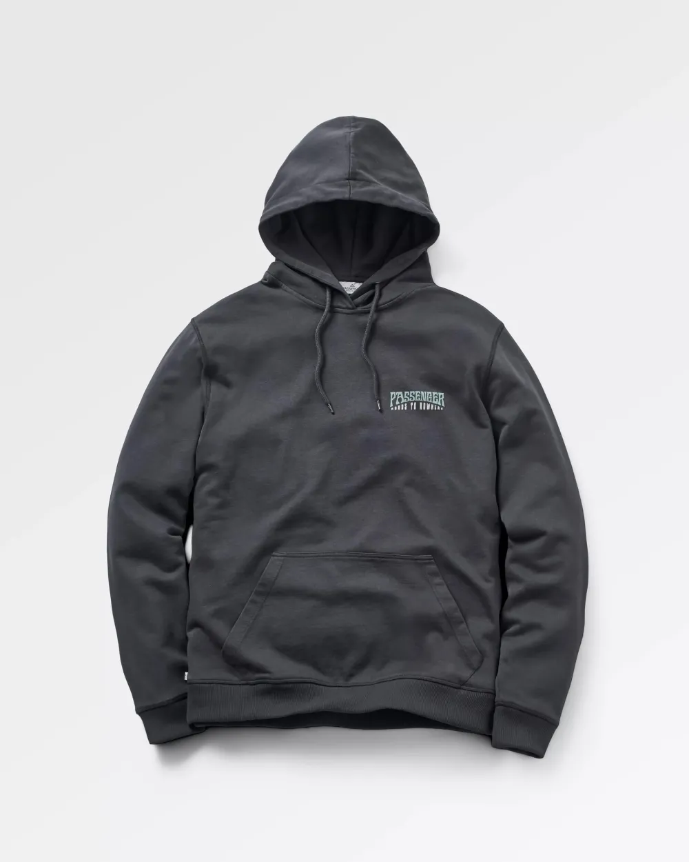 Passenger Hoodies & Sweatshirts>Decade Recycled Cotton Hoodie Black