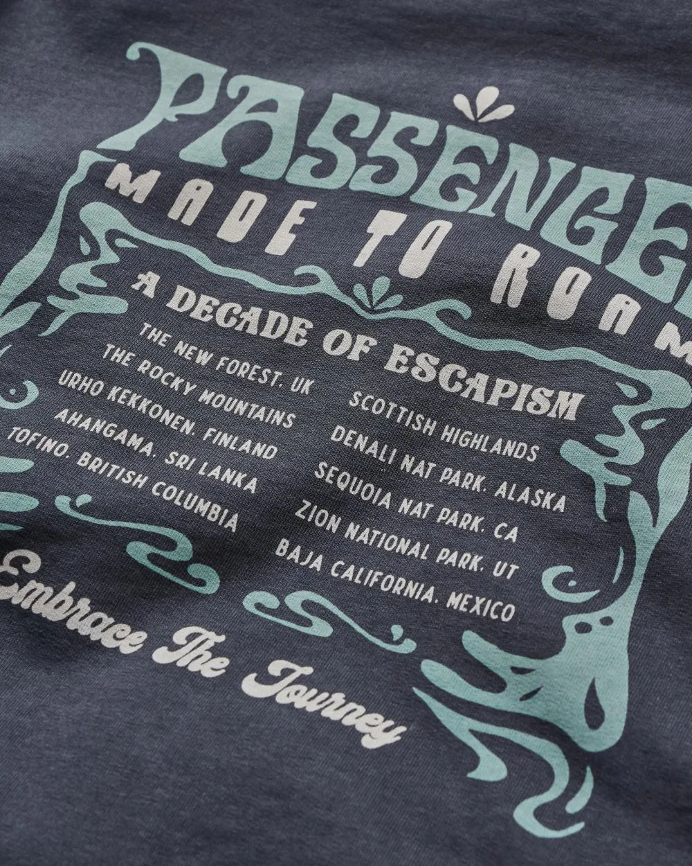 Passenger Hoodies & Sweatshirts>Decade Recycled Cotton Hoodie Black