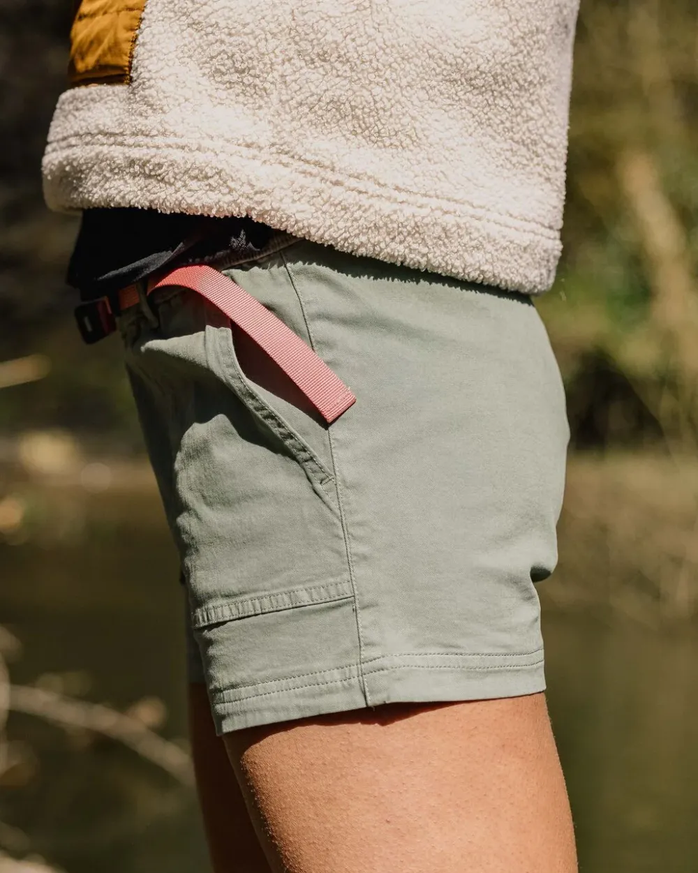 Passenger Shorts|Women's Outlet>Del Sur Organic Cotton Short Pistachio