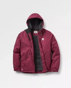 Passenger Men's Outlet|Men's>Discover Recycled Sherpa Lined Jacket Wine
