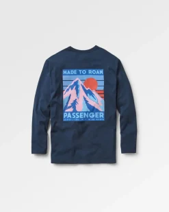Passenger T-Shirts & Tank Tops|Best Sellers>Distance Recycled Relaxed Fit LS T-Shirt Deep Navy