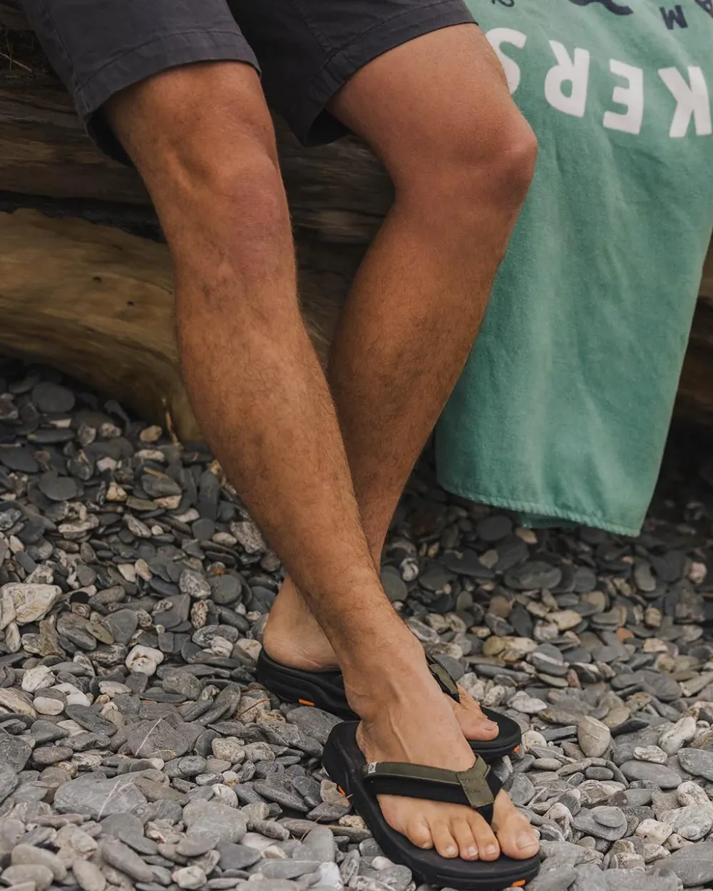 Floris van Bommel Flip Flops & Sandals|Flip Flops & Sandals>Downriver Flip Flop Khaki