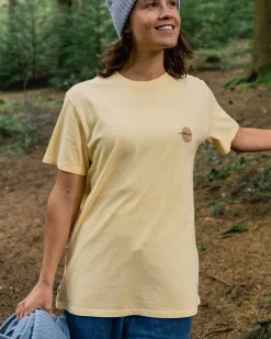 Passenger Tops & T-Shirts|Women's Outlet>Dreamer Oversized Recycled Cotton T-Shirt Golden Haze